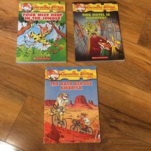 3 Geronimo Stilton books